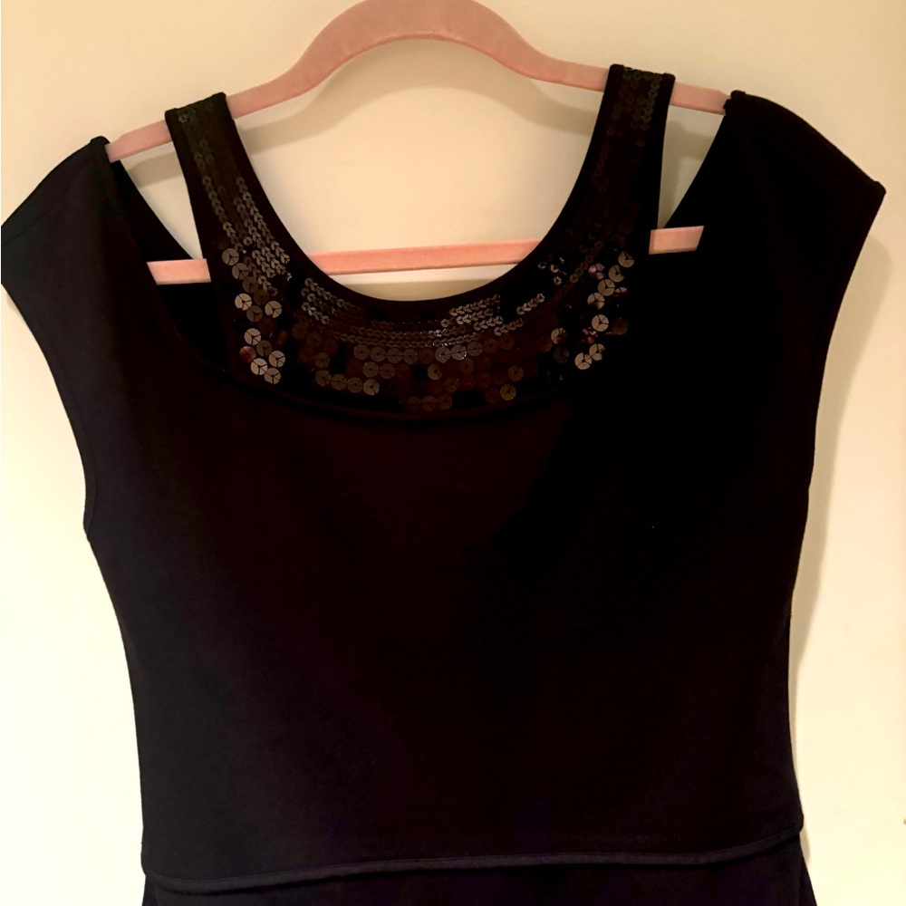 Classic black mini dress